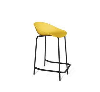 Барный стул SHT-ST19/S29-1 (желтый/черный муар) в Орле