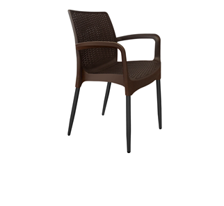 Обеденный стул SHT-ST68/S424-С (коричневый/черный муар) в Орле
