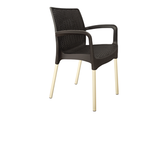 Обеденный стул SHT-ST68/S424 (черно-коричневый/ваниль) в Орле