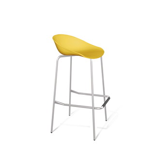 Барный стул SHT-ST19/S29 (желтый/хром лак) в Орле