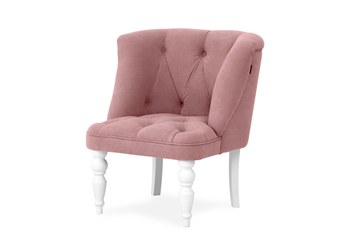 Кресло Бриджит розовый ножки белые в Орле