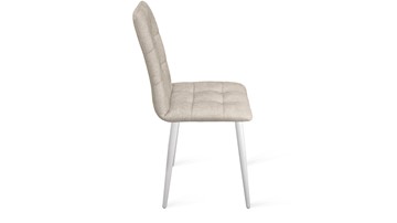 Обеденный стул Аспен К1С (Белый матовый/Микровелюр Duna Brilliant) в Орле - предосмотр 1