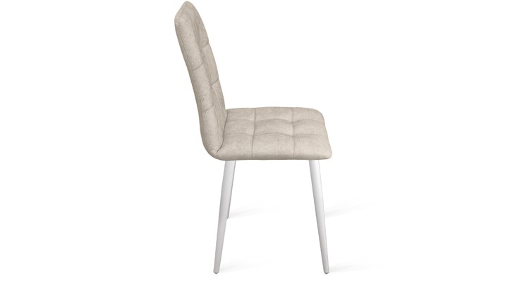 Обеденный стул Аспен К1С (Белый матовый/Микровелюр Duna Brilliant) в Орле - изображение 1
