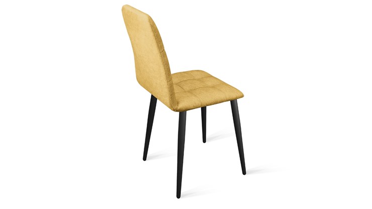 Обеденный стул Аспен К1С (Черный муар/Микровелюр Duna Curcuma) в Орле - изображение 2