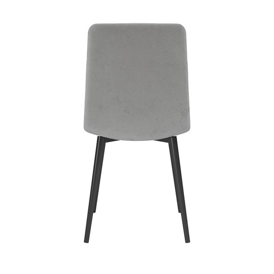 Кухонный стул Белла, велюр тенерифе грей/Цвет металл черный в Орле - изображение 3