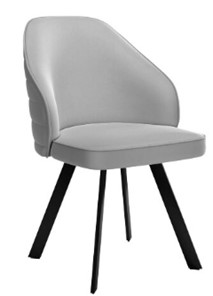 Кухонный стул dikline 276 Е28 светло-серый  ножки черные в Орле