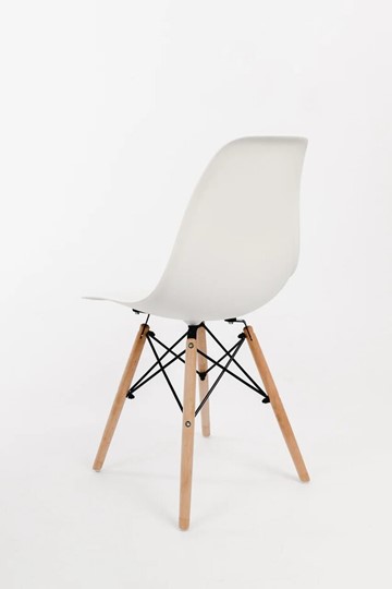 Обеденный стул DSL 110 Wood (белый) в Орле - изображение 3