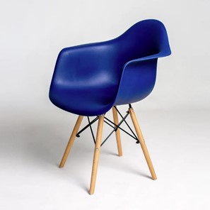 Обеденный стул DSL 330 Wood (темно-синий) в Орле - предосмотр