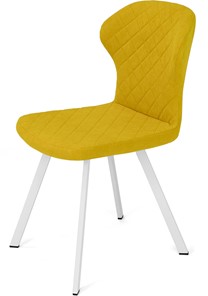 Обеденный стул Марио (Желтый Т182/ноги белые) в Орле