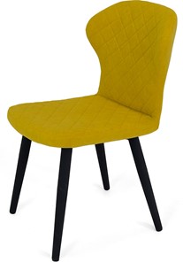Обеденный стул Марио (Желтый Т182/ноги черные) в Орле