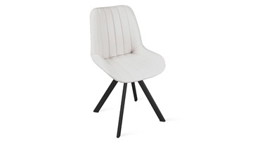 Обеденный стул Марвел Исп. 2 К2 (Черный муар/Кож.зам Polo White) в Орле