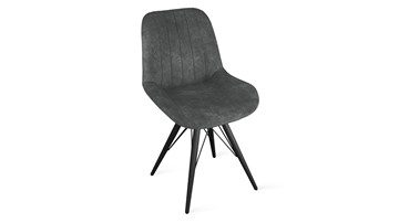 Обеденный стул Марвел Исп. 2 К3 (Черный муар/Микровелюр Wellmart Graphite) в Орле