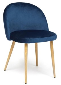 Обеденный стул MELODY (mod. 4997) 52х49х78 темно-синий/натуральное дерево в Орле