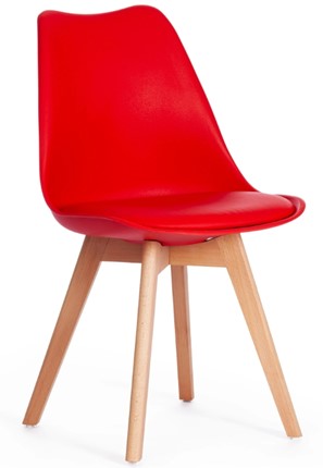 Кухонный стул TULIP (mod. 73) 48,5х52,5х83 красный арт.14208 в Орле - изображение