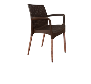 Обеденный стул SHT-ST68/S424-С (коричневый/темный орех) в Орле