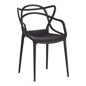 Обеденный стул Cat Chair (mod.028) пластик, 54,5*56*84 черный, арт.19627 в Орле