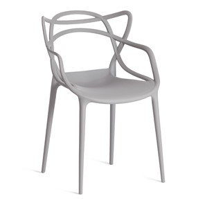 Обеденный стул Cat Chair (mod.028) пластик, 54,5*56*84 серый, арт.19626 в Орле