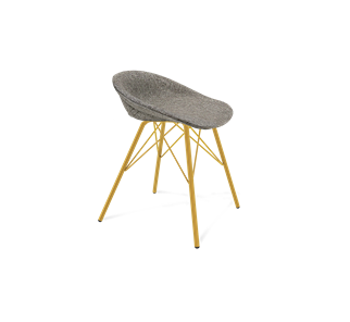 Обеденный стул SHT-ST19-SF1 / SHT-S37 (коричневый сахар/золото) в Орле