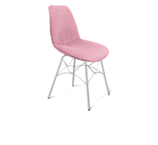 Обеденный стул SHT-ST29-С22 / SHT-S107 (розовый зефир/хром лак) в Орле