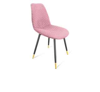 Обеденный стул SHT-ST29-С22 / SHT-S95-1 (розовый зефир/черный муар/золото) в Орле
