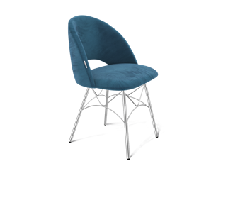 Обеденный стул SHT-ST34 / SHT-S107 (тихий океан/хром лак) в Орле