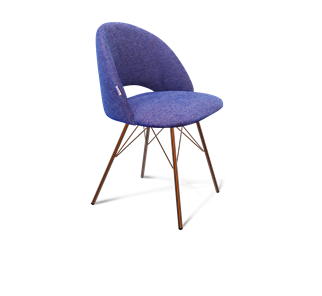 Обеденный стул SHT-ST34 / SHT-S37 (синий мираж/медный металлик) в Орле