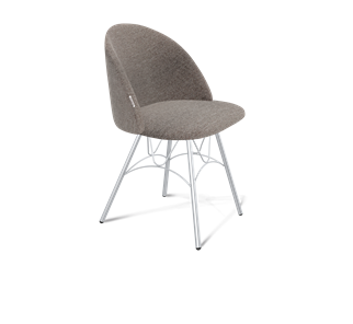 Обеденный стул SHT-ST35 / SHT-S100 (тростниковый сахар/хром лак) в Орле