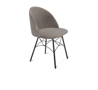 Обеденный стул SHT-ST35 / SHT-S107 (тростниковый сахар/черный муар) в Орле