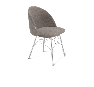 Обеденный стул SHT-ST35 / SHT-S107 (тростниковый сахар/хром лак) в Орле