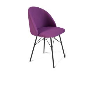 Обеденный стул SHT-ST35 / SHT-S64 (ягодное варенье/черный муар) в Орле