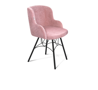 Обеденный стул SHT-ST39 / SHT-S100 (пыльная роза/черный муар) в Орле