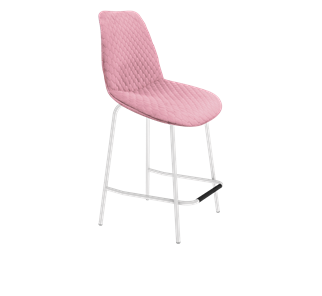 Полубарный стул SHT-ST29-С22 / SHT-S29P-1 (розовый зефир/белый муар) в Орле