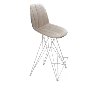 Полубарный стул SHT-ST29-С22 / SHT-S66-1 (лунный камень/хром лак) в Орле