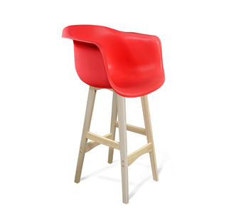 Барный стул SHT-ST31/S65 (красный/прозрачный лак) в Орле