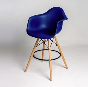 Барный стул DSL 330 Wood bar (темно-синий) в Орле