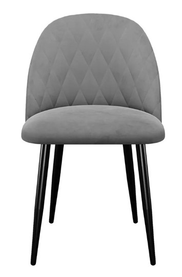Обеденный стул 302, микровелюр B22 grey, ножки черные в Орле - изображение 1