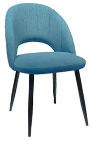 Обеденный стул 217 V16 голубой/черный в Орле