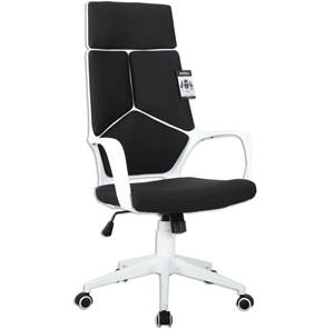 Кресло офисное Brabix Premium Prime EX-515 (пластик белый, ткань, черное) 531812 в Орле - предосмотр