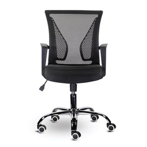 Компьютерное кресло Brabix Wings MG-304 (пластик черный, хром, сетка, черное) 532016 в Орле