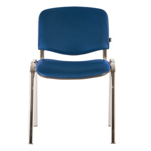Офисный стул Brabix Iso CF-001 (хромированный каркас, кожзам синий) 531428 в Орле