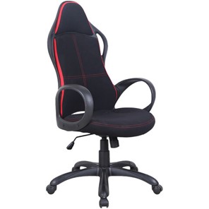Офисное кресло Brabix Premium Force EX-516 (ткань, черное/вставки красные) 531571 в Орле - предосмотр