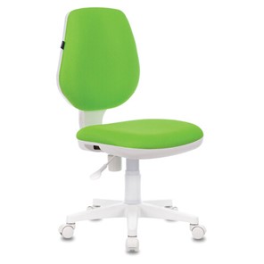 Офисное кресло Brabix Fancy MG-201W (без подлокотников, пластик белый, салатовое) 532414 в Орле - предосмотр