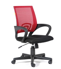 Офисное кресло CHAIRMAN 696 black Сетчатый акрил DW69 красный в Орле - предосмотр