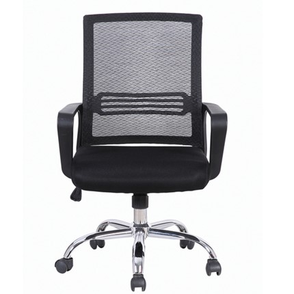 Офисное кресло Brabix Daily MG-317 (с подлокотниками, хром, черное) 531833 в Орле - изображение