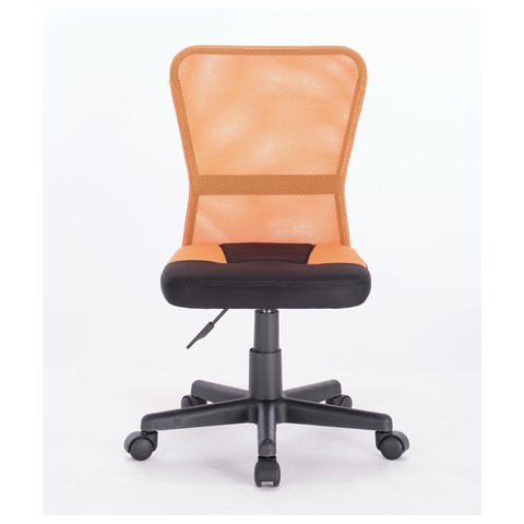 Кресло офисное Brabix Smart MG-313 (без подлокотников, комбинированное, черное/оранжевое) 531844 в Орле - изображение 3