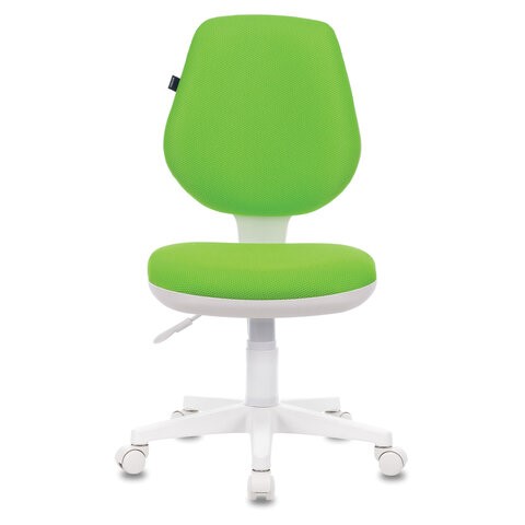 Офисное кресло Brabix Fancy MG-201W (без подлокотников, пластик белый, салатовое) 532414 в Орле - изображение 1