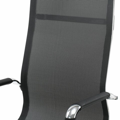 Кресло Brabix Line EX-530 (хром, сетка, черное) 531846 в Орле - изображение 6