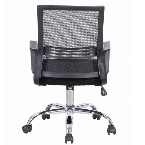 Офисное кресло Brabix Daily MG-317 (с подлокотниками, хром, черное) 531833 в Орле - изображение 2