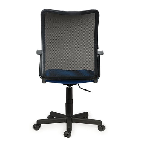 Офисное кресло Brabix Spring MG-307 (с подлокотниками, комбинированное синее/черное TW) в Орле - изображение 3