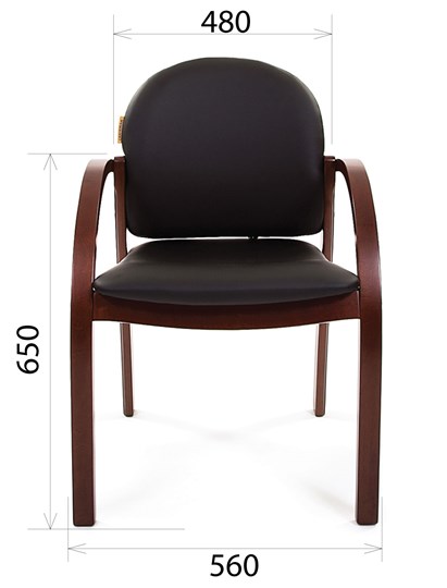 Офисное кресло CHAIRMAN 659 Экокожа черная в Орле - изображение 1